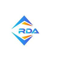 rda abstract technologie logo ontwerp Aan wit achtergrond. rda creatief initialen brief logo concept. vector