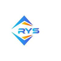 rys abstract technologie logo ontwerp Aan wit achtergrond. rys creatief initialen brief logo concept. vector