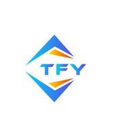 tfy abstract technologie logo ontwerp Aan wit achtergrond. tfy creatief initialen brief logo concept. vector