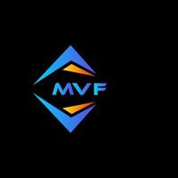 mvf abstract technologie logo ontwerp Aan zwart achtergrond. mvf creatief initialen brief logo concept. vector