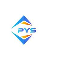 pys abstract technologie logo ontwerp Aan wit achtergrond. pys creatief initialen brief logo concept. vector