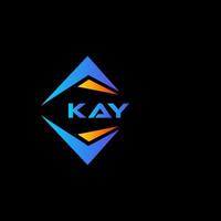 kay abstract technologie logo ontwerp Aan zwart achtergrond. kay creatief initialen brief logo concept. vector