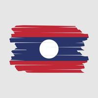 Laos vlag borstel vector