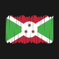 Burundese vlag penseelstreken vector