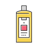 kleur veilig wasmiddel kleur pictogram vectorillustratie vector