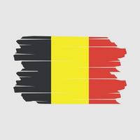 belgie vlag borstel vector