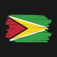 Guyana vlag borstel vector