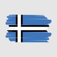 Estland vlag borstel vector