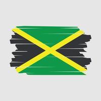 Jamaica vlag borstel vector