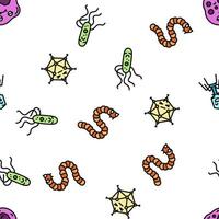 bacterie virus bacterie cel vector naadloos patroon