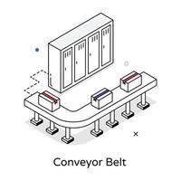 trendy transportband vector