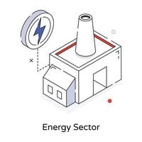 modieus energie sector vector