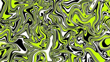 limoen groen Aan zwart marmeren achtergrond ontwerp. helder abstract vloeistof vector. vector