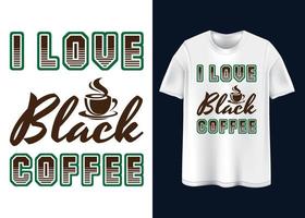 koffie t-shirt ontwerp vector