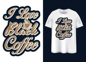 koffie t-shirt ontwerp vector