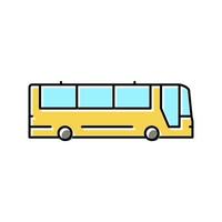 bus vervoer kleur pictogram vectorillustratie vector