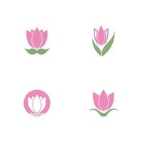 bloem logo pictogramserie vector