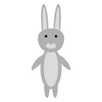 konijn, haas tekenfilm. vector illustratie