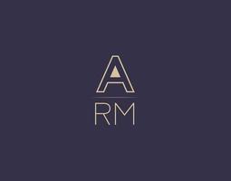 arm brief logo ontwerp modern minimalistische vector afbeeldingen