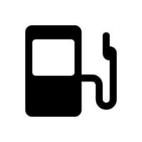 gas- station icoon, verkeer pictogram.vector gas- station. illustratie in wit achtergrond vector