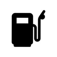 gas- station icoon, verkeer pictogram.vector gas- station. illustratie in wit achtergrond vector