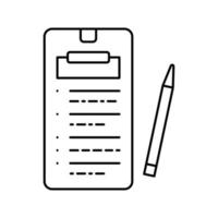 online onderwijs applicatie lijn pictogram vectorillustratie vector