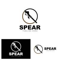 speer logo, lang reeks het werpen wapen doelwit icoon ontwerp, Product en bedrijf merk icoon illustratie vector