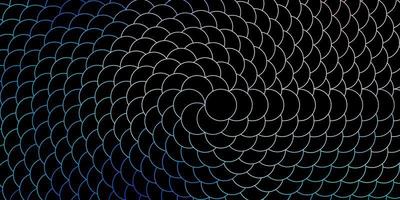 donkerroze, blauwe vectorachtergrond met cirkels. vector
