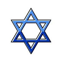 jodendom religie kleur icoon vector illustratie