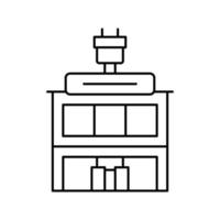 elektronica winkel rooilijn pictogram vectorillustratie vector