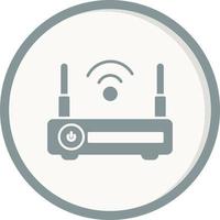 Wifi router vector icoon