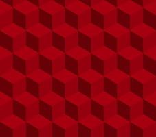 rood kubus naadloos vector patroon. patroon inbegrepen in staal.