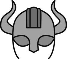 viking helm vector icoon