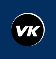 vk ronde logo vector