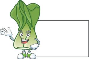 bok choy tekenfilm karakter stijl vector