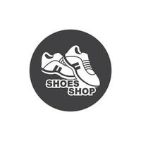 sport schoenen icoon logo vector illustratie ontwerp