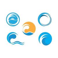 watergolf symbool en pictogram logo sjabloon vector