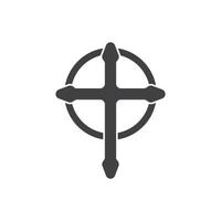 kruis icoon vector illustratie ontwerp