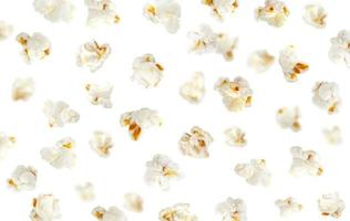 realistisch vliegend popcorn achtergrond of behang vector