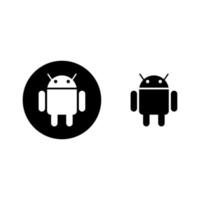 android logo vector, android icoon vrij vector