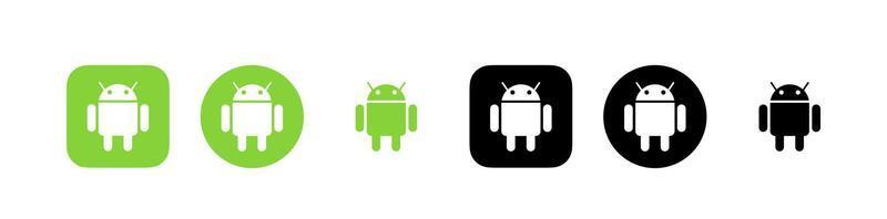 android logo vector, android icoon vrij vector