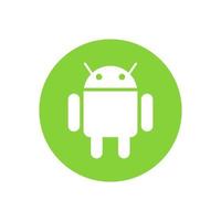 android logo vector, android icoon vrij vector