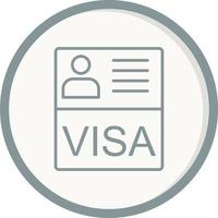 Visa vector icoon