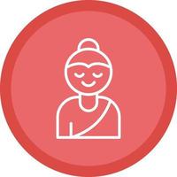 Boeddha vector icoon