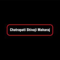 chatrapati shivaji Maharaj geschreven in rood schets. shivaji Maharaj tekst. vector