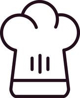 chef hoed vector icon