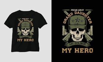 veteranen dag t-shirt ontwerp sjabloon vector