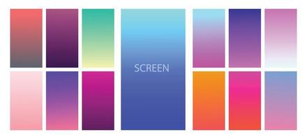 modern scherm vector helling achtergrond. levendig glad kleur helling voor mobiel appjes, ui, ux ontwerp. helder zacht kleur helling voor apps.