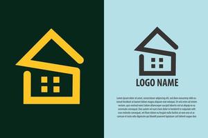 huis logo vector, initialen, bouw, professioneel, robuust, huisvesting. vector