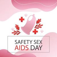 wereld AIDS dag, december 2. vector illustratie